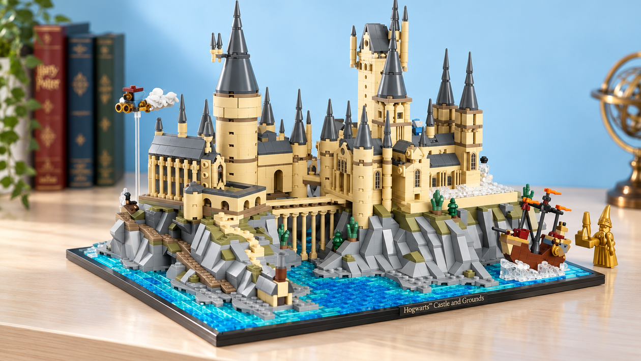 Immagine di LEGO Harry Potter Hogwarts da 169,99€ a 129€, 2.660 pezzi da esporre