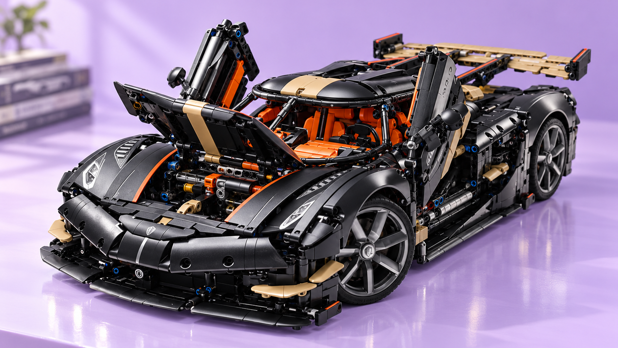 Immagine di LEGO Technic Koenigsegg Sadair's Spear a 429,25€, meccanica da collezione