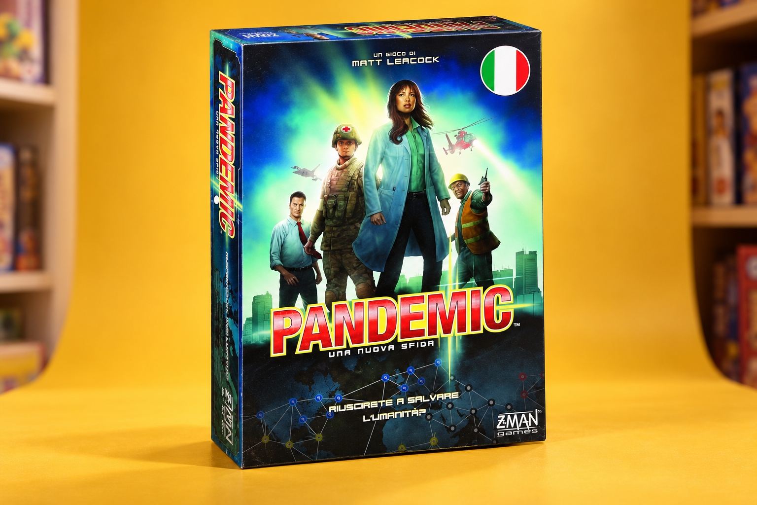 Pandemic di Asmodee costa 39,99€ e mette tutti dalla stessa parte