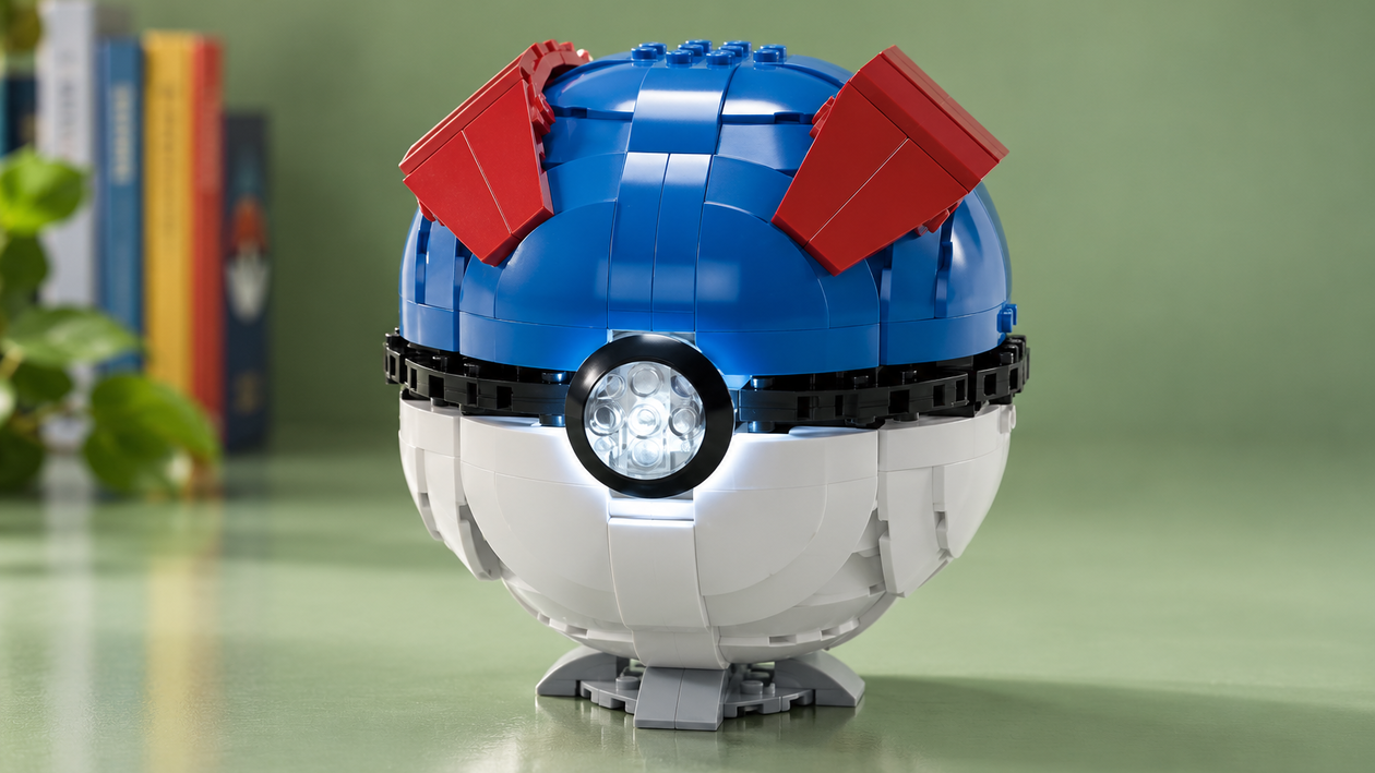 Immagine di MEGA Pokémon Mega Ball a 27,95€: costruiscila, illuminala, esponila