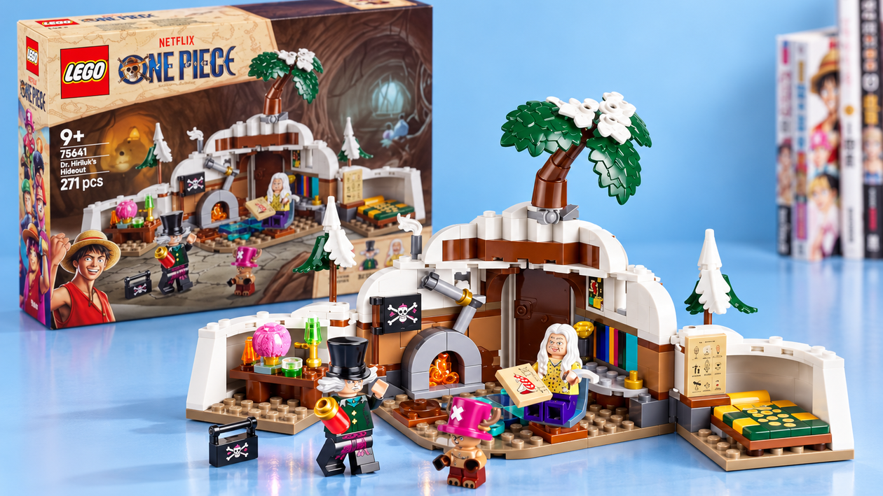 Immagine di LEGO ONE PIECE, il nascondiglio di Hillk a 19,90€ per i fan di Chopper
