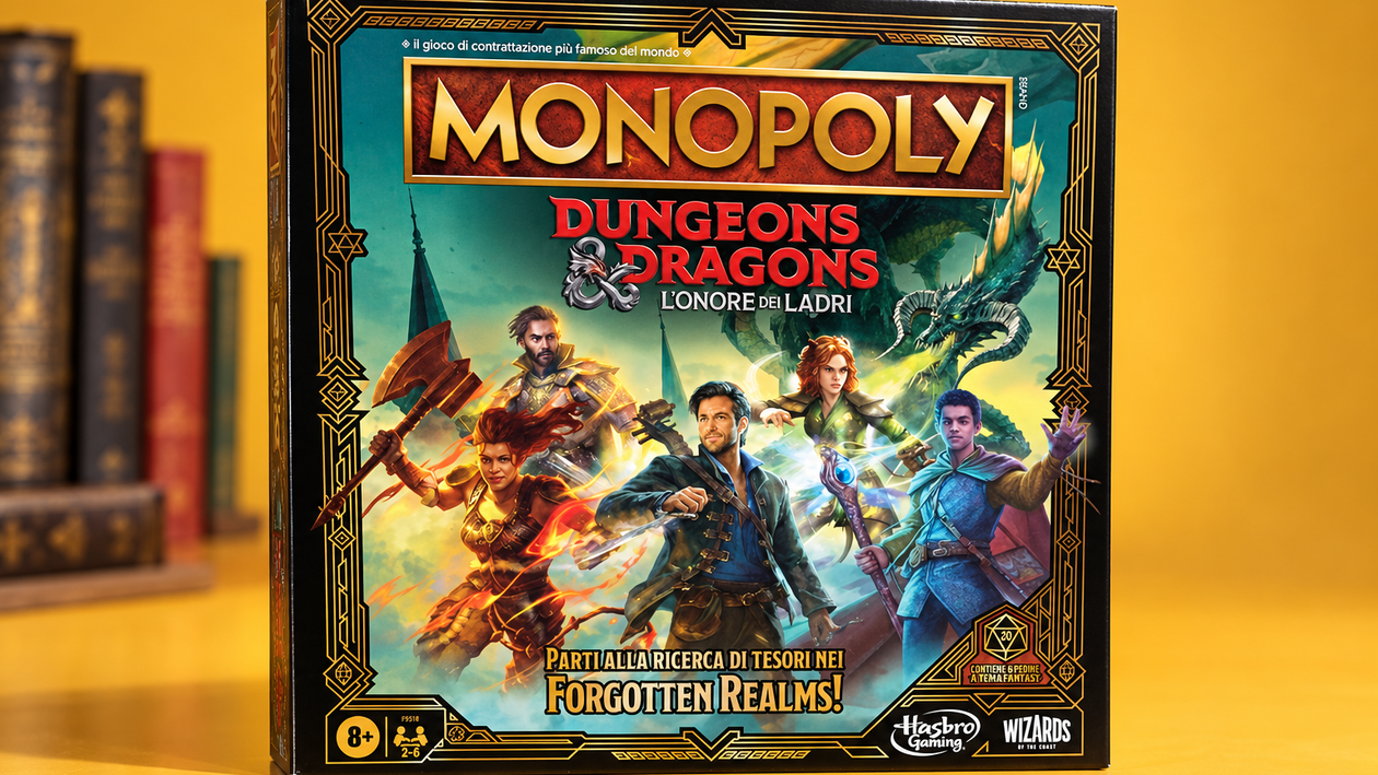 Immagine di Monopoly D&D, sfida gli amici con il dado a 20 facce per 29,15€