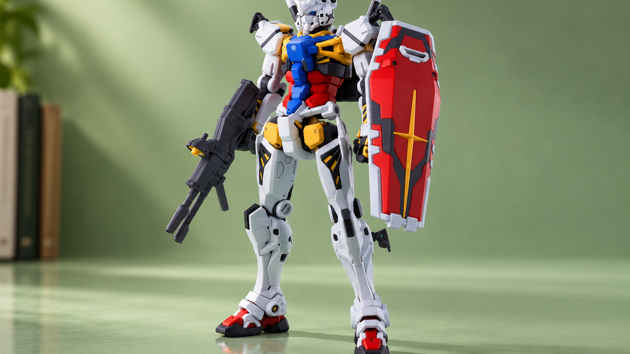 Immagine di Il Gundam Bianco di Bandai si monta e si espone, ora a 28,57€
