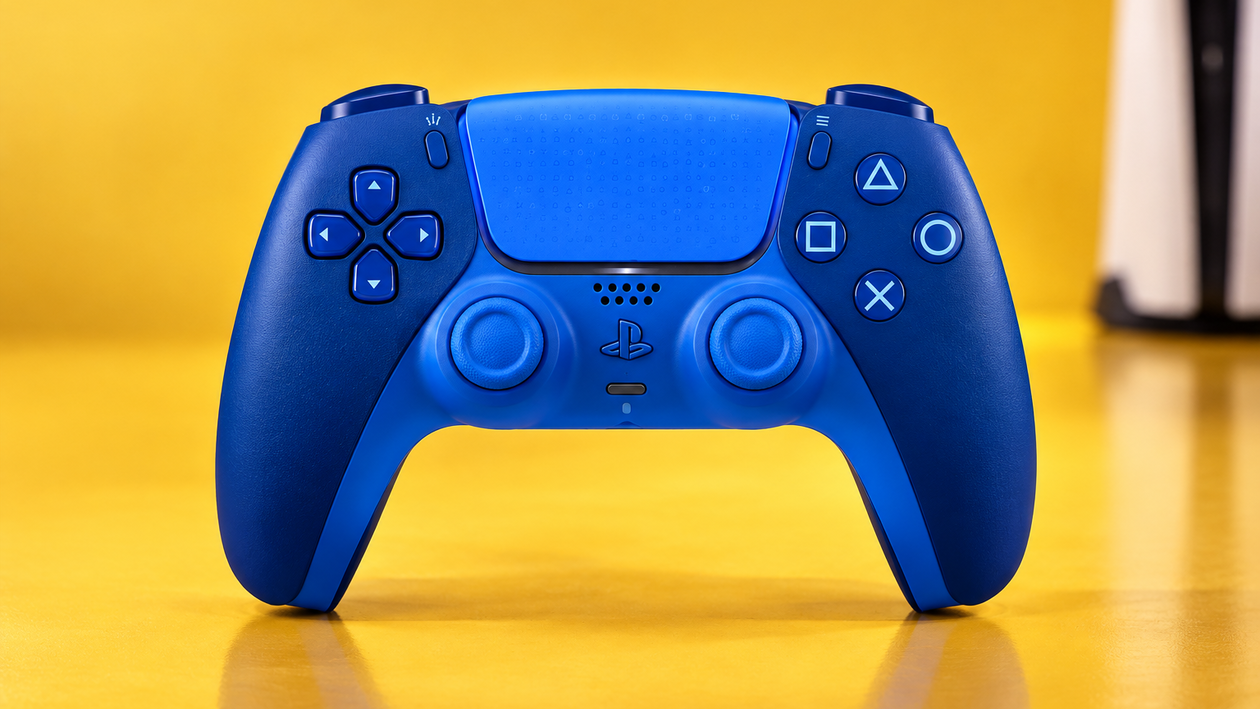 Immagine di Il controller PS5 DualSense Icon Blue costa 20€ in meno su Amazon