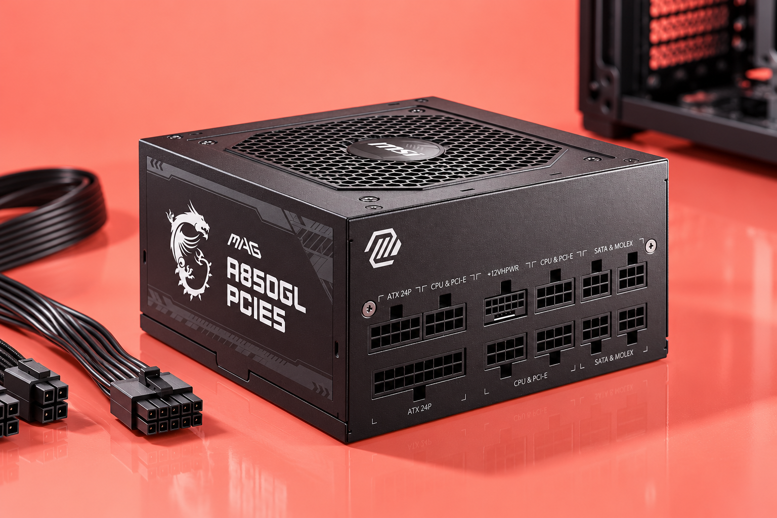 Meno cavi nel PC con MSI MAG A850GL, 850W modulari a 114,71€