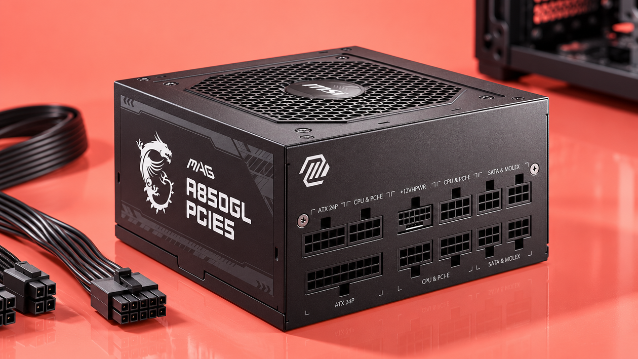 Immagine di Meno cavi nel PC con MSI MAG A850GL, 850W modulari a 114,71€