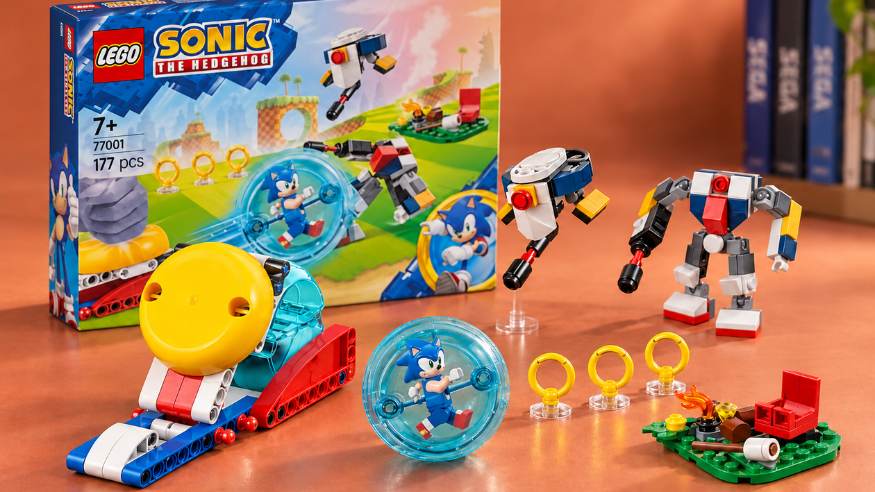 Immagine di LEGO Sonic Duello al falò costa 17,59€ e manda il riccio contro i robot