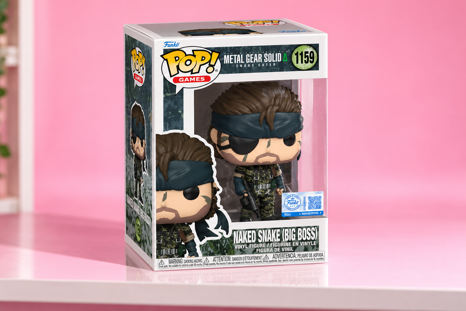 Funko Pop! Metal Gear Solid 3 a 22,26€, Big Boss si espone anche in scatola