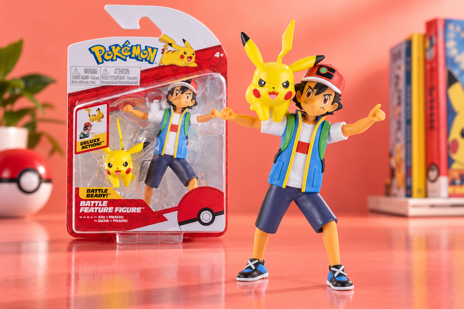 Pokémon Ash e Pikachu, il duo dell’anime da esporre a 18,98€