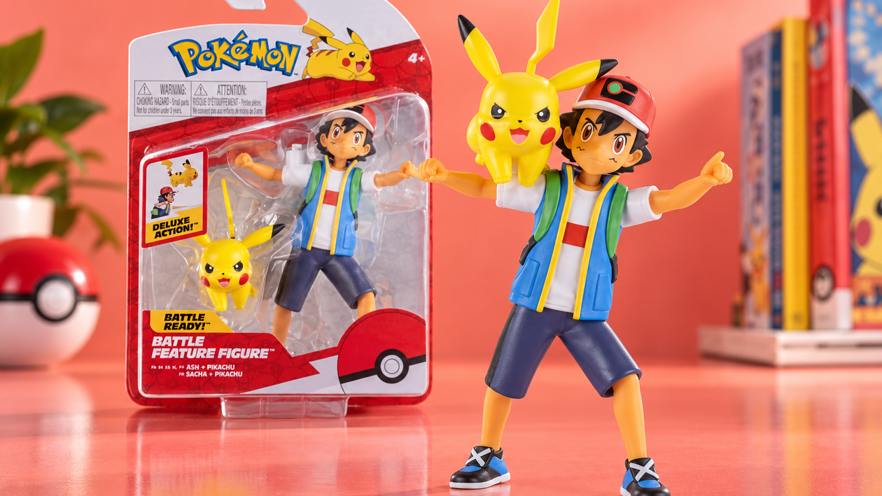 Immagine di Pokémon Ash e Pikachu, il duo dell’anime da esporre a 18,98€