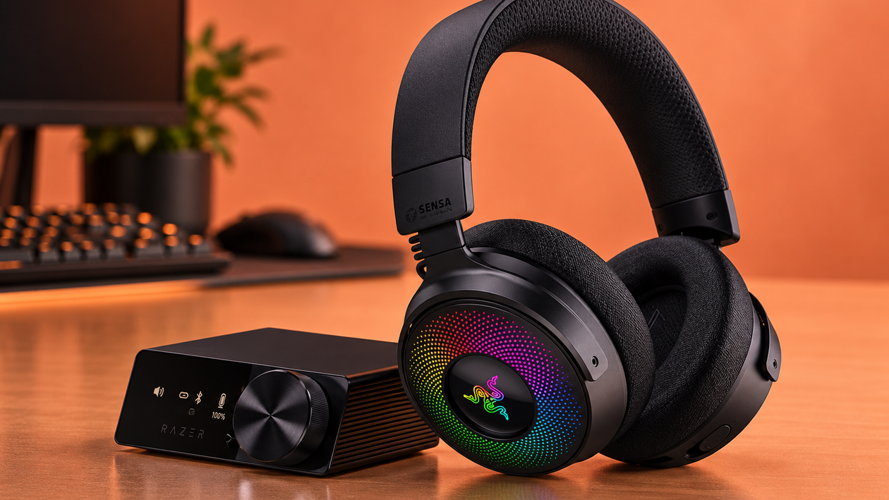Immagine di Razer Kraken V4 Pro a 372,72€, audio e vibrazioni per giochi più coinvolgenti