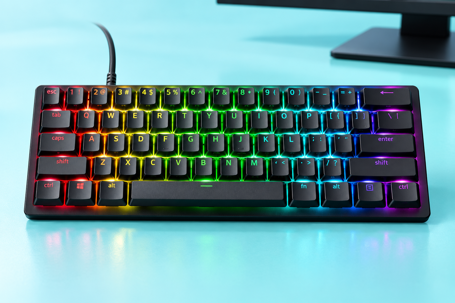 Più spazio al mouse con Razer Huntsman V3 Pro Mini, ora a 136€