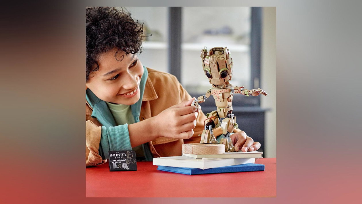 Immagine di LEGO Marvel Io Sono Groot costa 56,82€ e si mette in posa come nel film