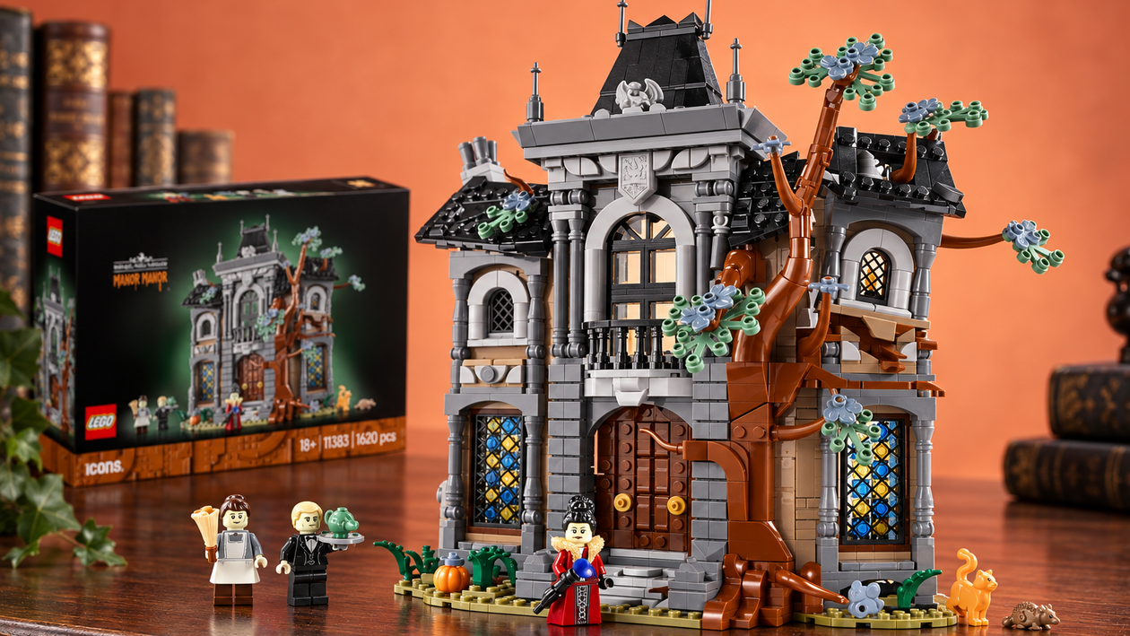 Immagine di LEGO Icons Maniero della Sindaca, una casa stregata da esporre a 98€