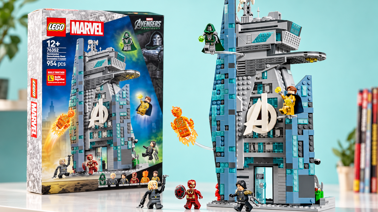 Immagine di A 103,29€ la LEGO Marvel Nuova Torre degli Avengers dà spazio ai tuoi duelli