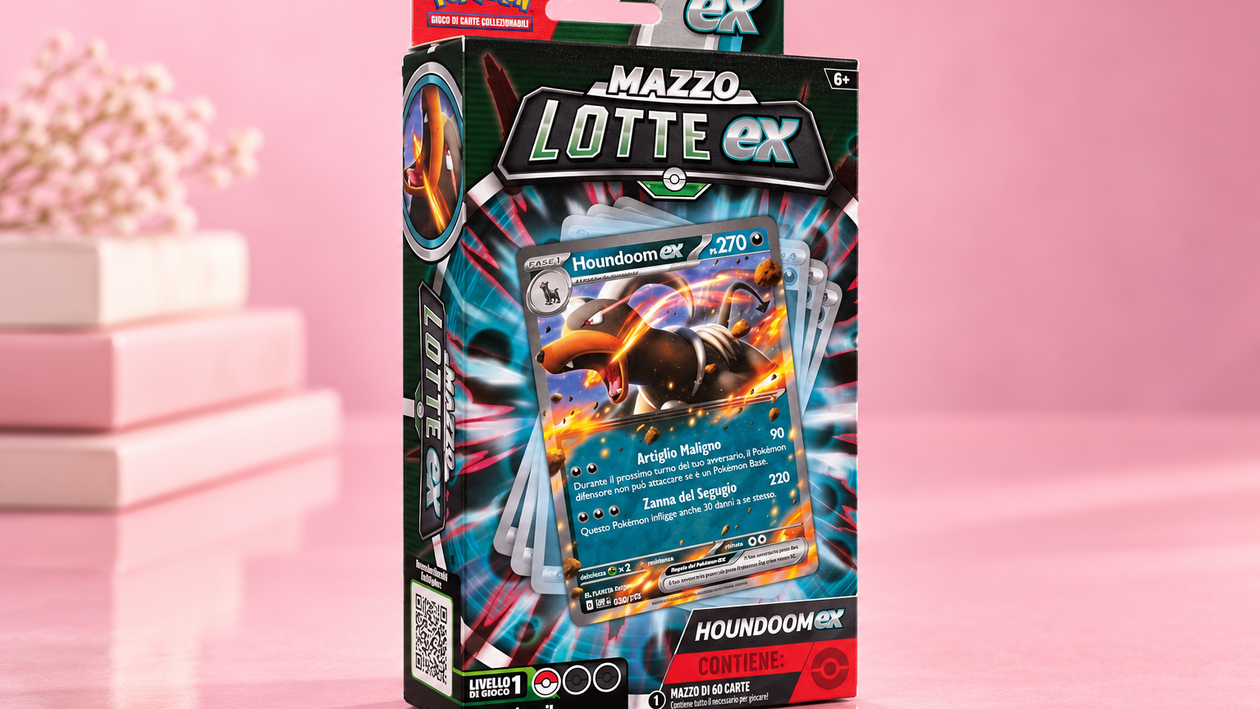 Immagine di Pokémon Houndoom-ex, con 19€ hai il mazzo pronto per le prime sfide
