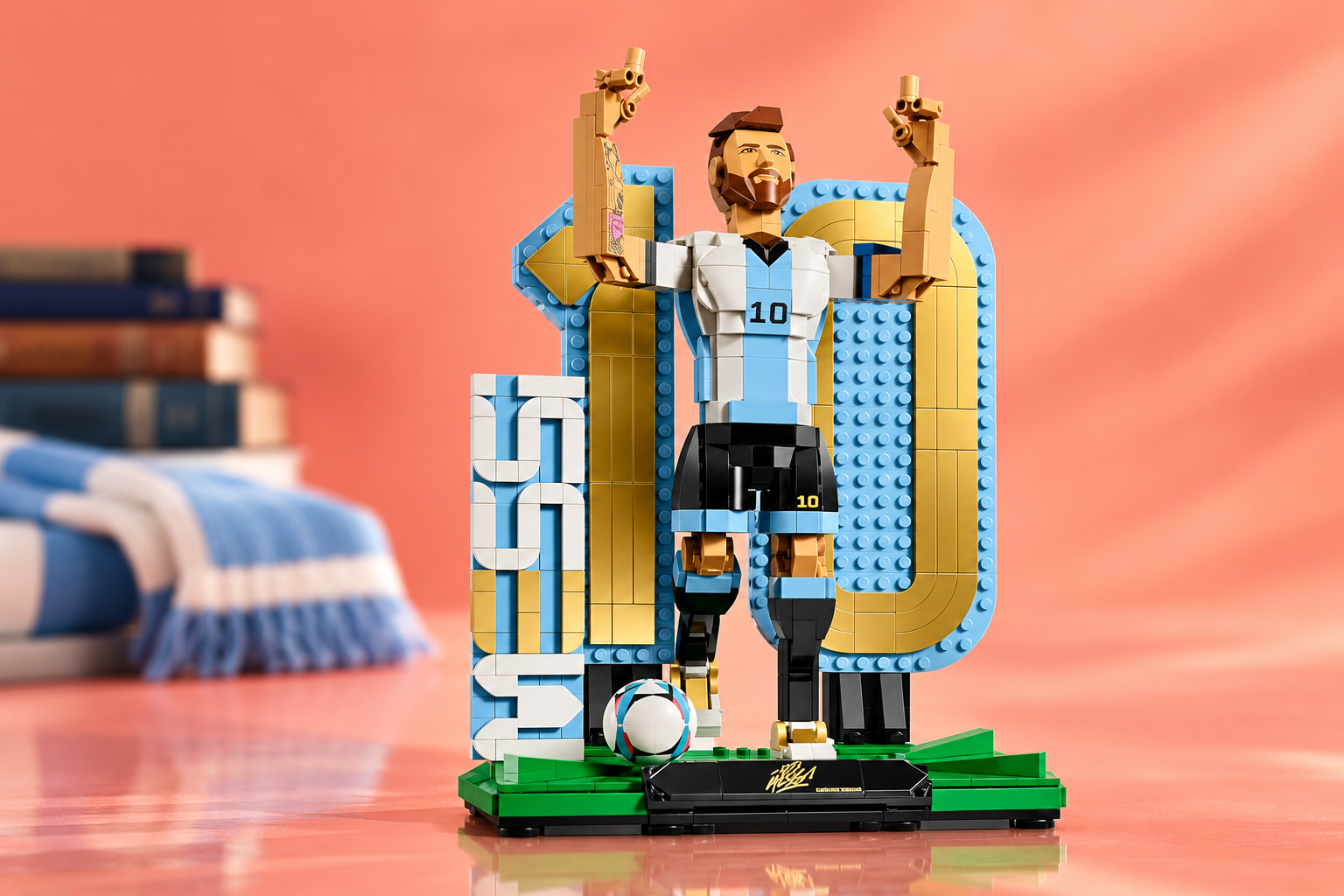 Costruisci LEGO Lionel Messi con 958 pezzi: 59,99€, il minimo di sempre