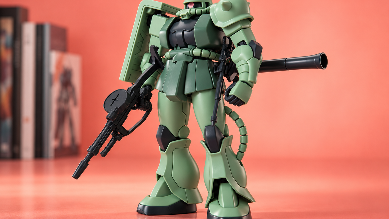 Immagine di BANDAI SPIRITS Zaku II, il kit Gundam da costruire a soli 15,13€