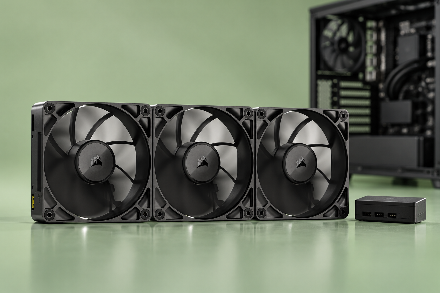 Corsair RX120 MAX al -58%, tre ventole con hub per raffreddare il PC