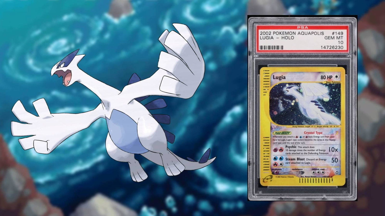 Pokémon: Crystal Lugia Aquapolis battuta all'asta a 360.000 dollari