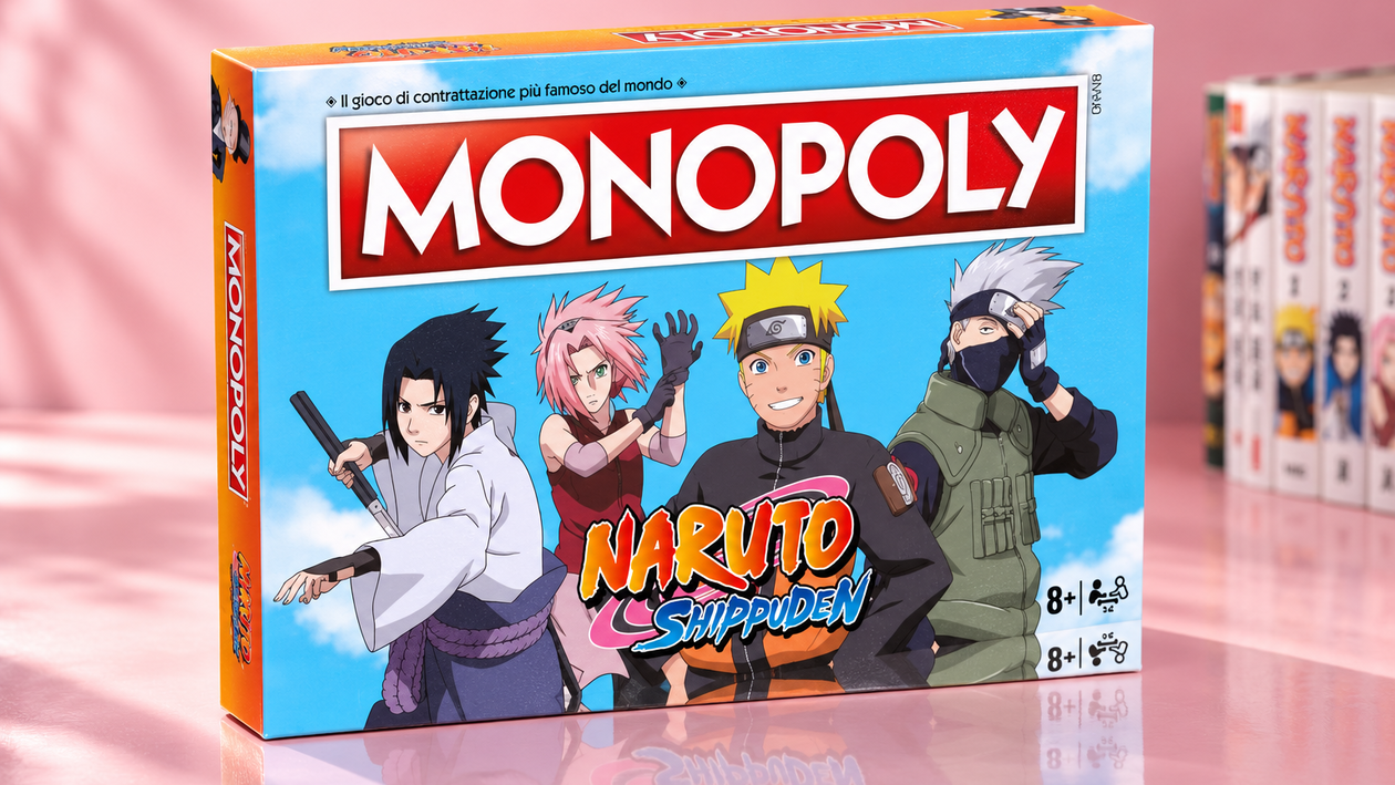 Immagine di Con 27,90€ Monopoly Naruto riunisce fino a sei fan dell’anime