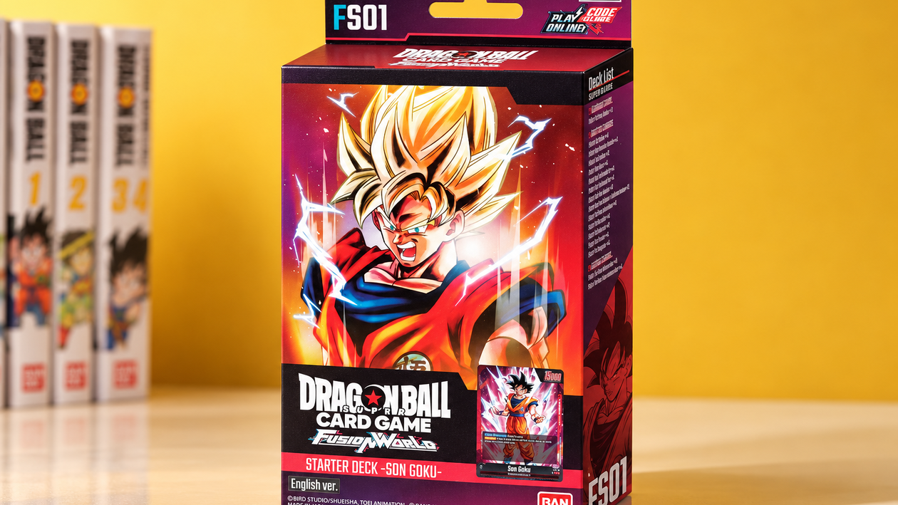 Immagine di Dragon Ball Fusion World, inizi con Goku a 12,29€: è il minimo di sempre