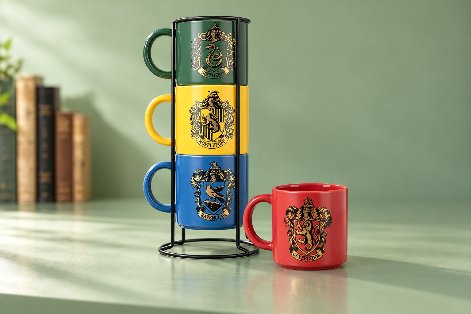 Tazze Harry Potter, quattro casate da esporre e usare a 39,90€