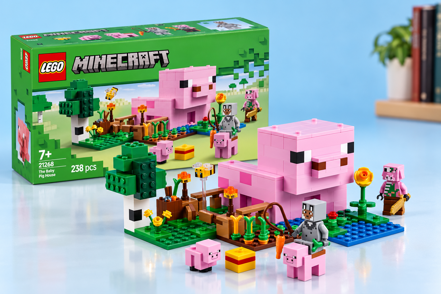 LEGO Minecraft La casa del maialino, costruisci la tua fattoria con 18,90€