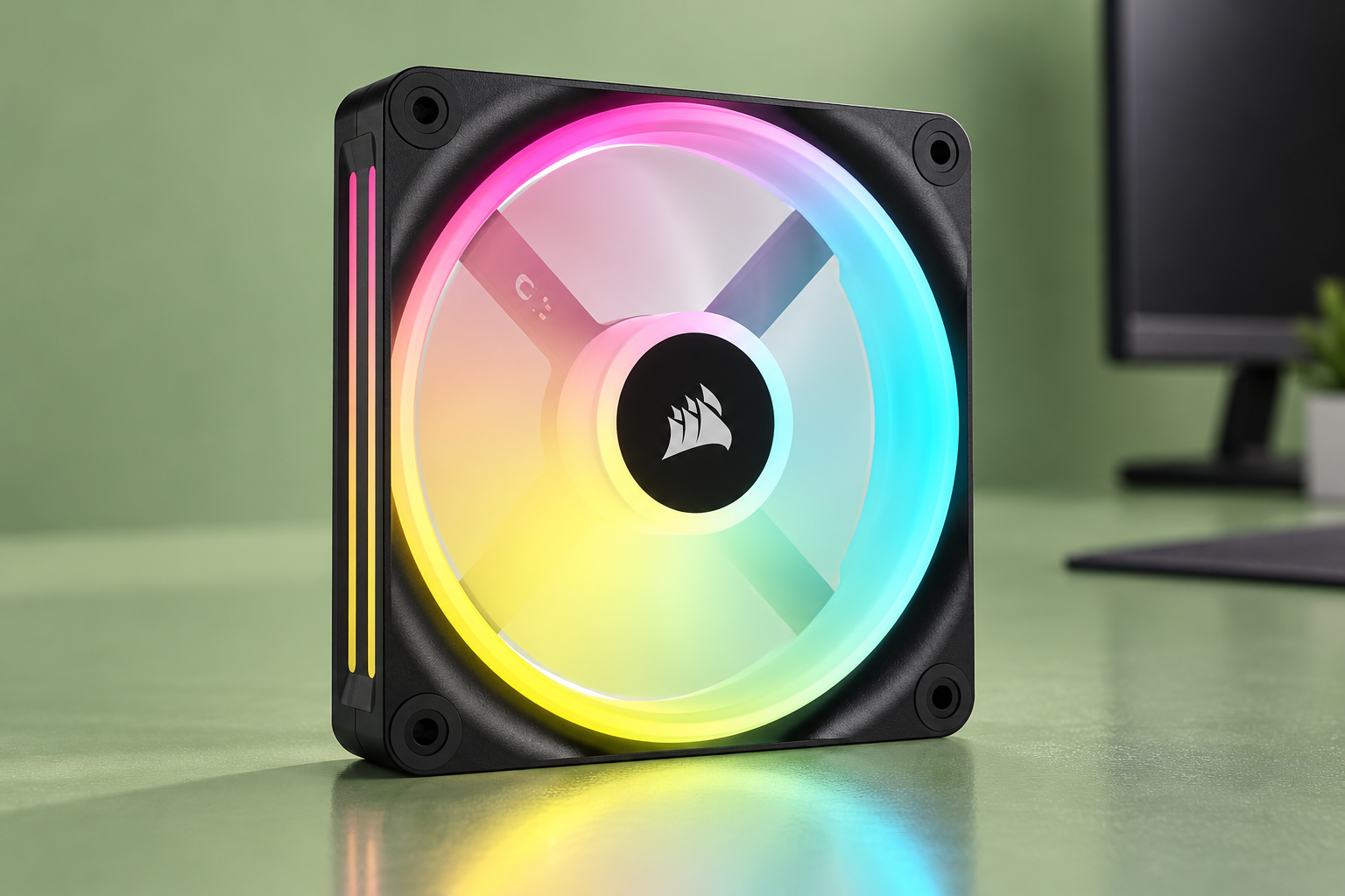 Corsair QX120 RGB al -46% per raffreddare il PC e curare l'illuminazione