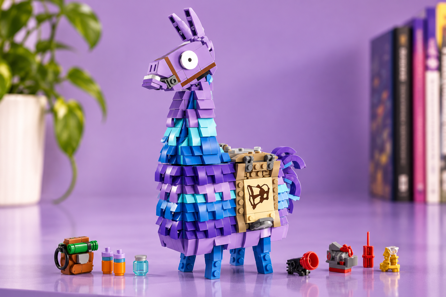 LEGO Fortnite Lama delle scorte sotto i 28€, da costruire e mettere in mostra
