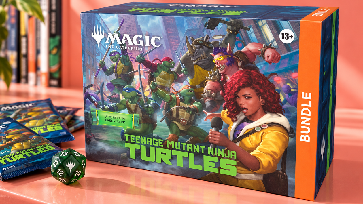 Immagine di Carte Magic Tartarughe Ninja, 9 buste a 46,69€ per i fan del crossover