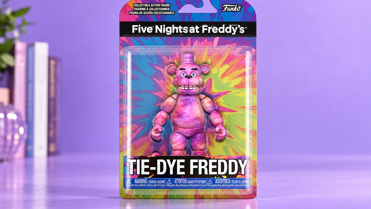 Immagine di Funko Freddy Fazbear in versione TieDye, 17,89€ per i fan di FNAF
