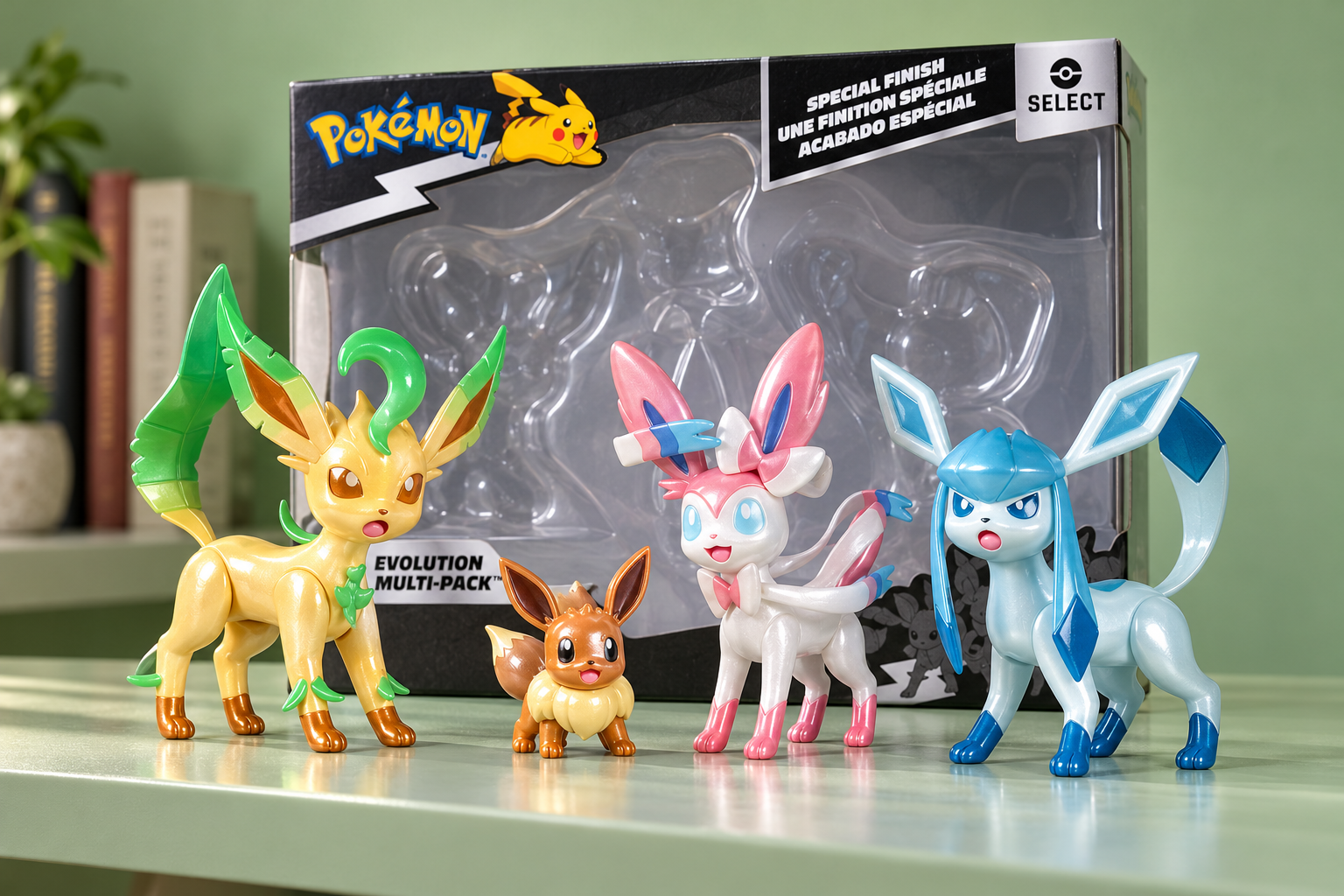 Il set Pokémon Eevee riunisce quattro figure da esporre con 28,89€