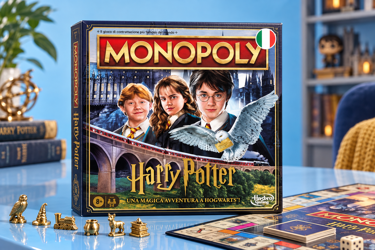 Hasbro Gaming Monopoly Harry Potter, scegli la tua casa e gioca con 34,90€