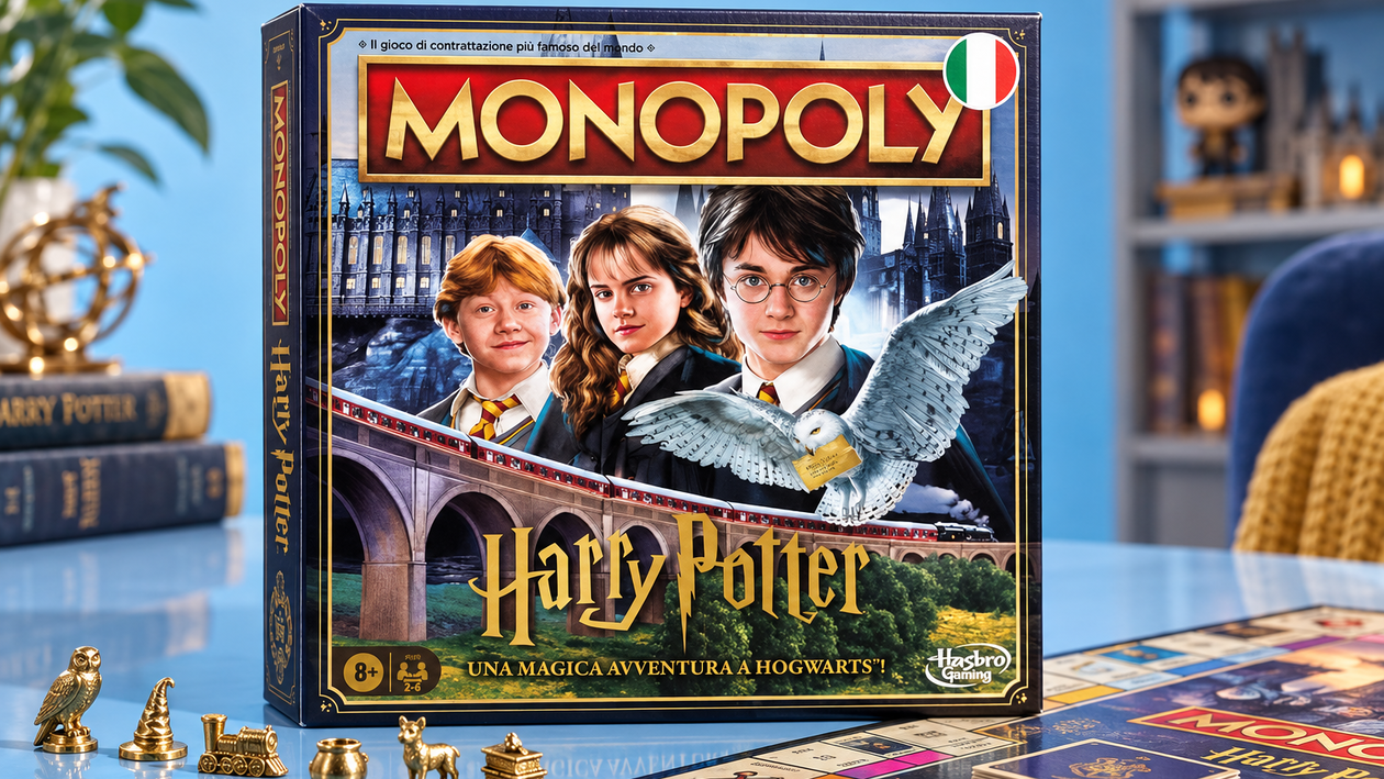 Immagine di Hasbro Gaming Monopoly Harry Potter, scegli la tua casa e gioca con 34,90€