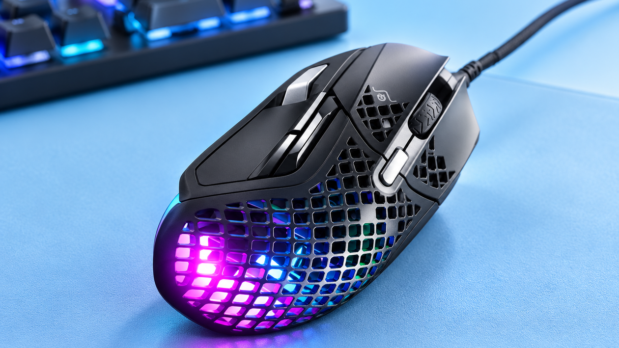 Immagine di SteelSeries Aerox 5 costa 49,99€ e mette 9 comandi a portata di dita