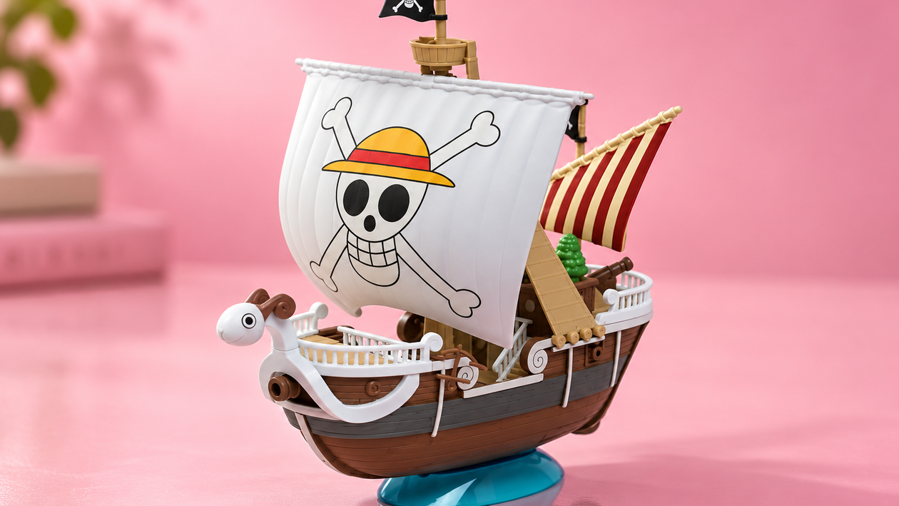 Immagine di Bandai Going Merry sotto i 27€, la nave di One Piece da costruire ed esporre