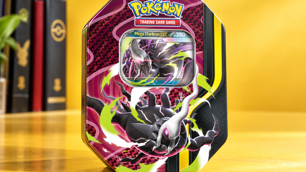 Immagine di Pokémon Mega Darkrai-ex a 23,41€: apri quattro buste, conservi la scatola