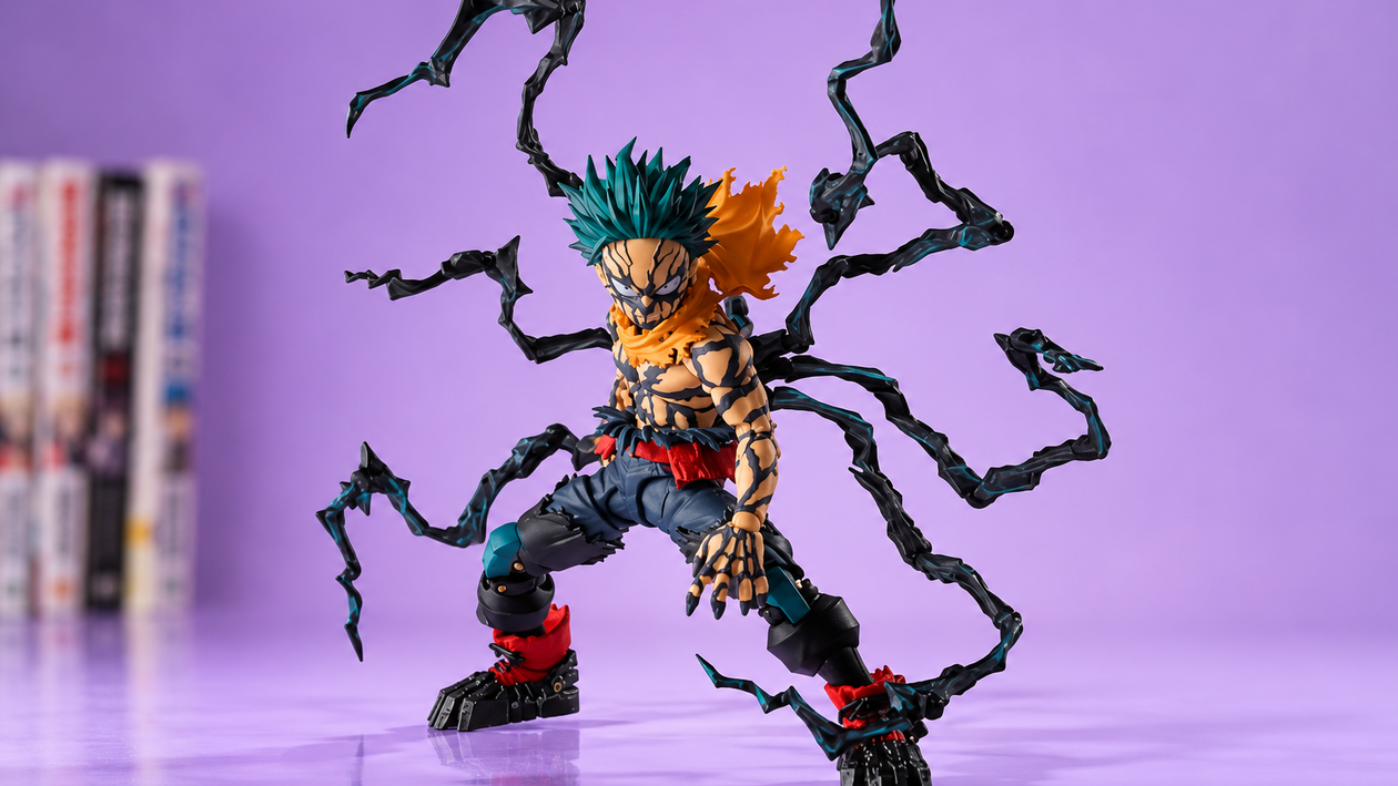 Immagine di Tamashii Nations Overlay Deku, a 75€ ricrei le pose di My Hero Academia