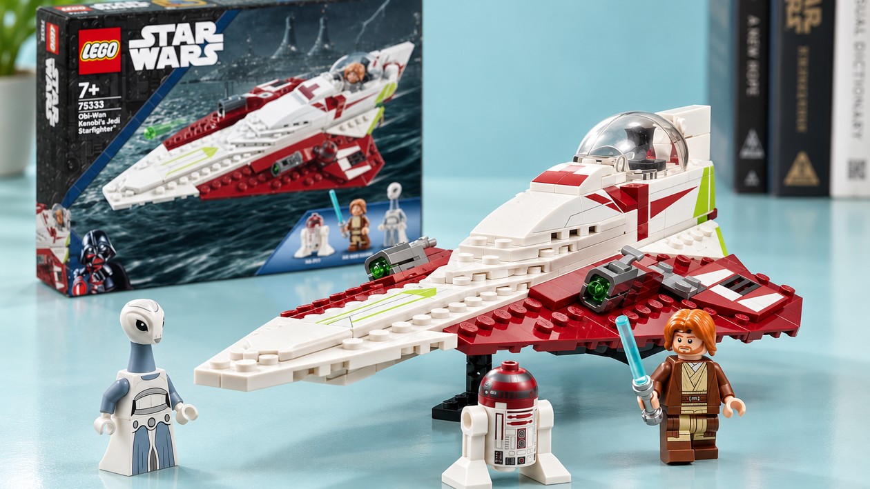 Immagine di Con LEGO Star Wars Jedi Starfighter regali l’astronave di Obi-Wan a 30,11€
