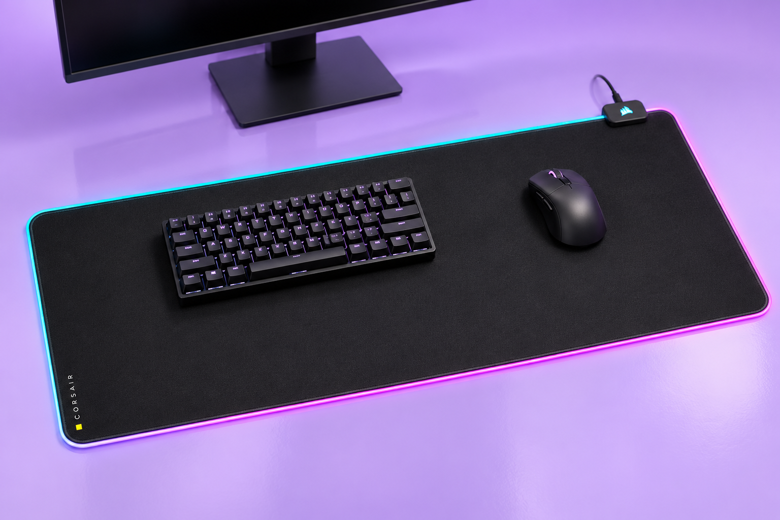 Corsair MM700 RGB a 54,90€, più spazio al mouse e due USB a portata di mano
