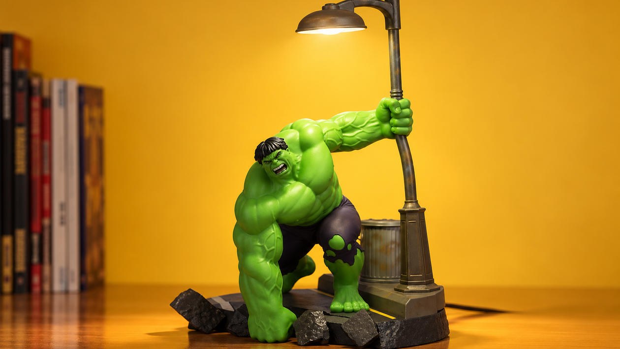 Immagine di La lampada Paladone Hulk si regola con un tocco e costa 44,90€