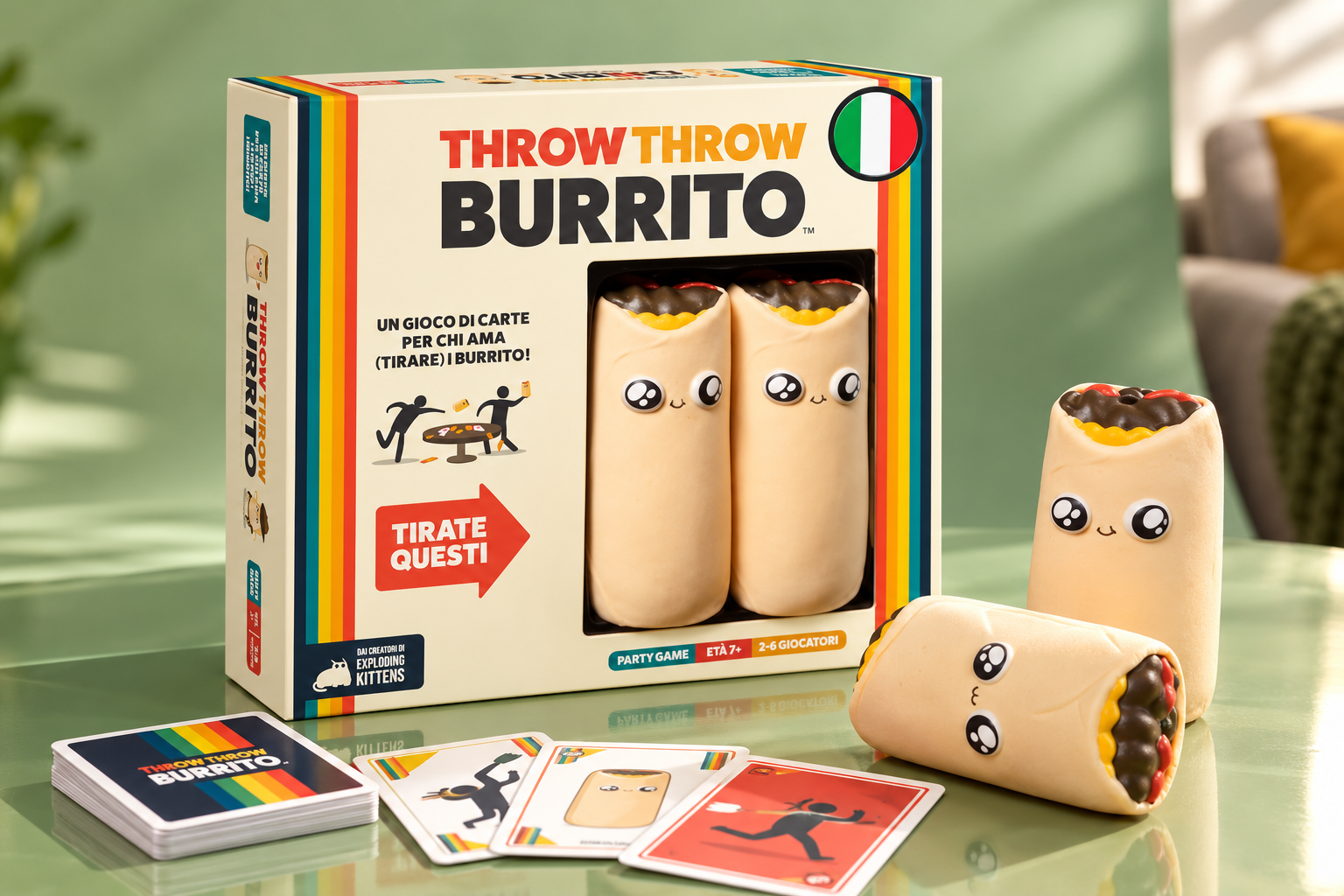 Con Asmodee Throw Throw Burrito giochi a carte e lanci burrito per 22,90€