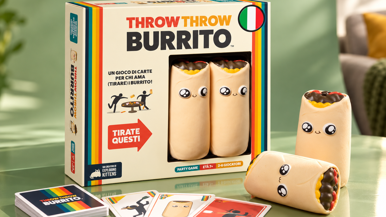 Immagine di Con Asmodee Throw Throw Burrito giochi a carte e lanci burrito per 22,90€