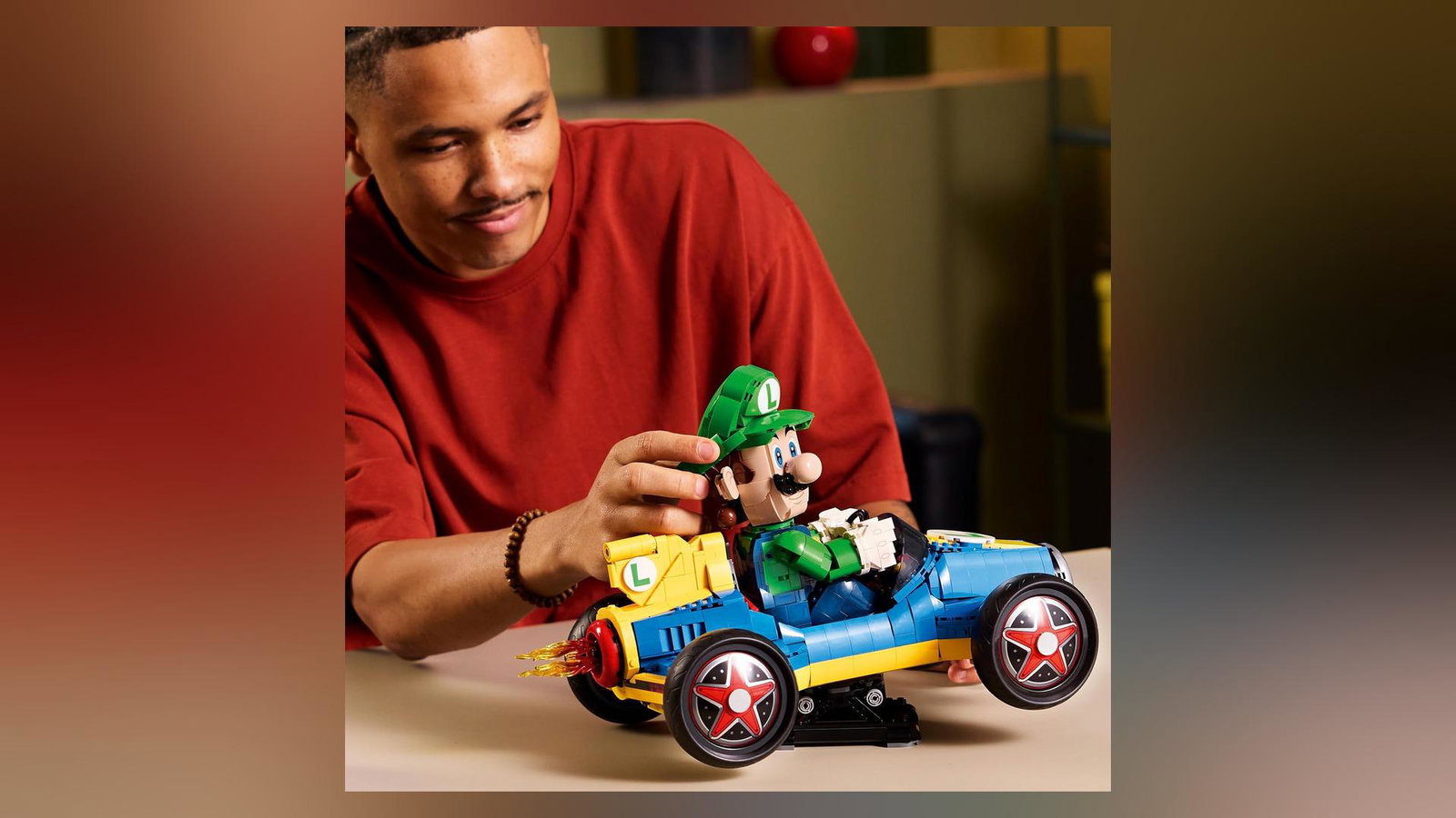 LEGO Mario Kart Luigi e Mach 8, 2.234 pezzi e un kart che sterza davvero
