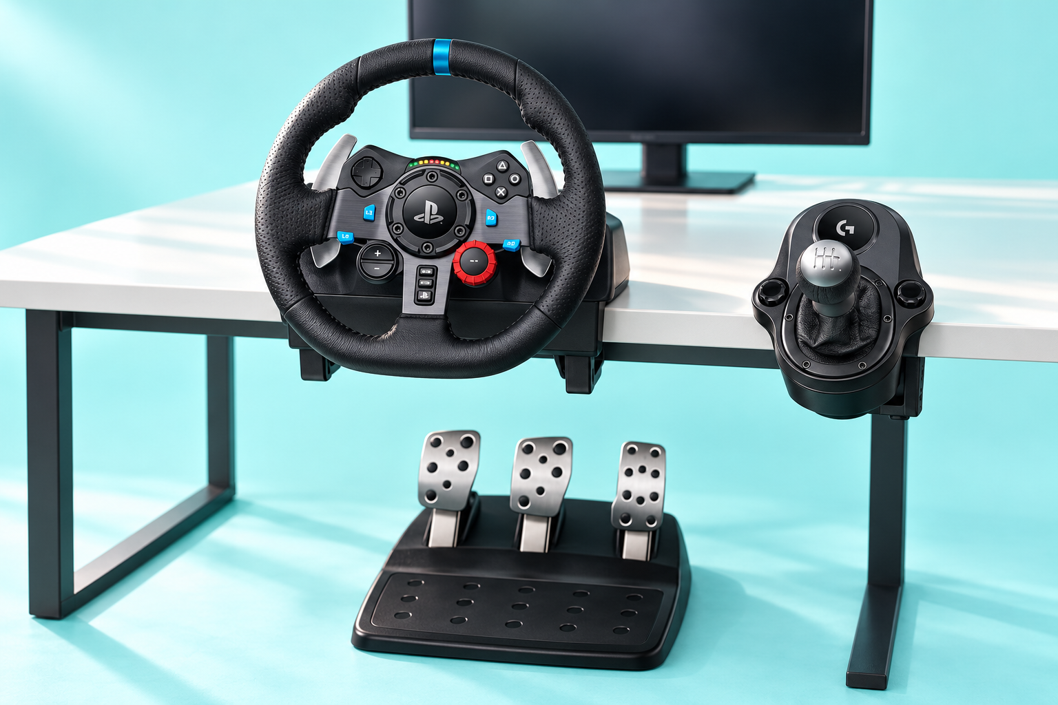 Logitech G29 con cambio a H, un set da corsa completo a 228,99€