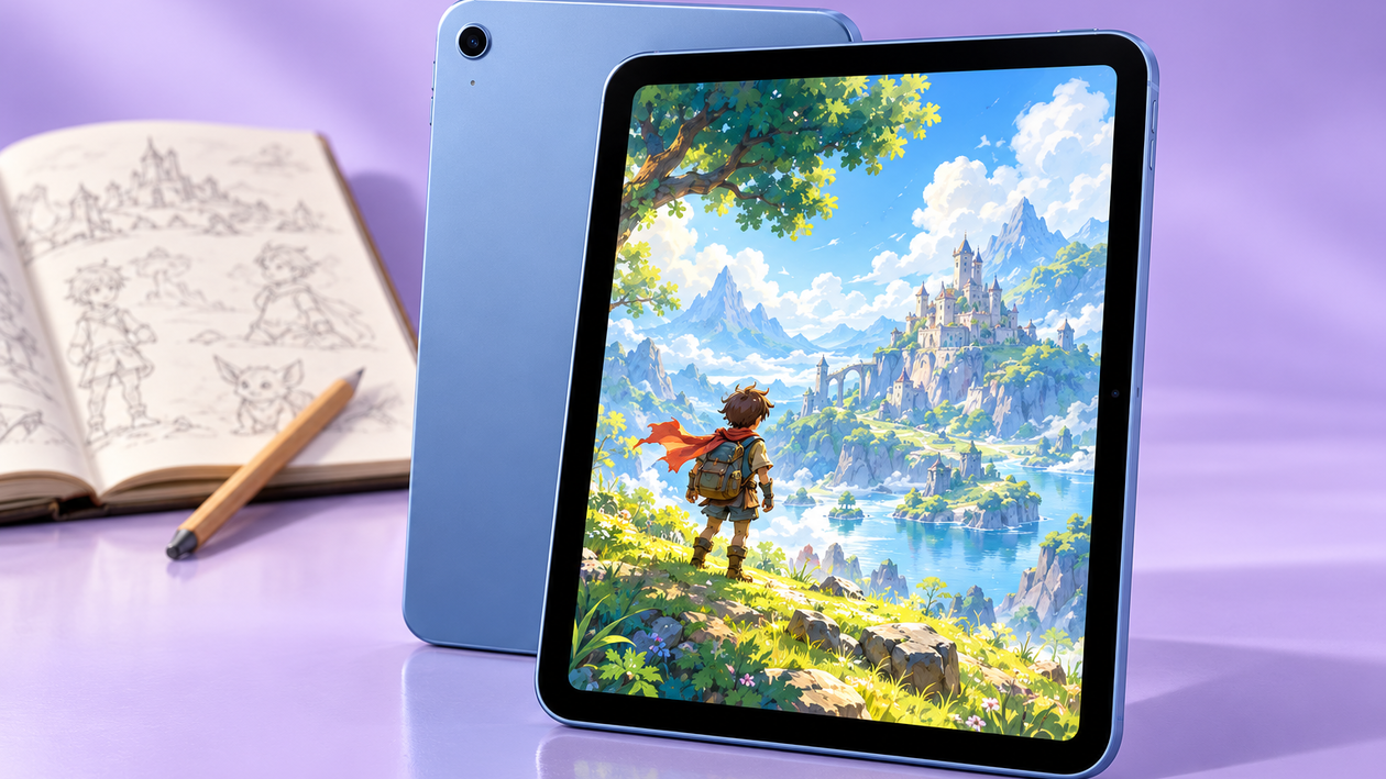 Immagine di Apple iPad A16 da 256 GB a 579€, spazio per giochi, video e disegni