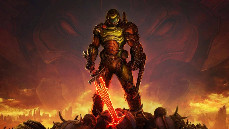 Immagine di Doom Eternal troppo grande per le cartucce Switch