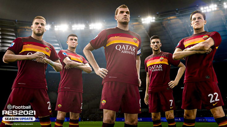 eFootball PES 2021, stipulato un accordo esclusivo con la Roma