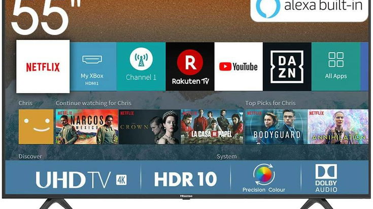 Amazon: scopri le offerte di fine estate sulle smart TV Hisense!
